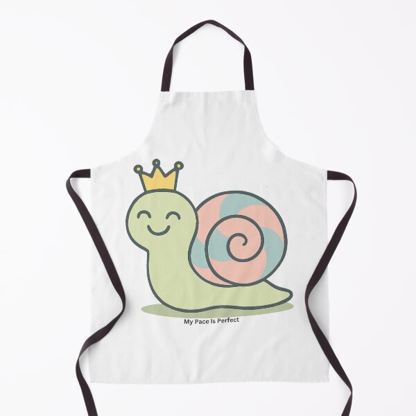 Item preview, My Pace Is Perfect – Cute Snail with Crown Motivational Design designed and sold by TheCreativeVLT.