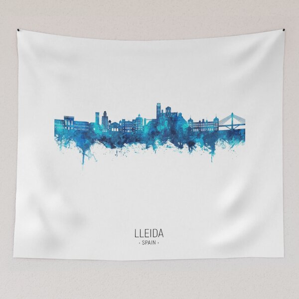Item preview, Lleida Spain Skyline designed and sold by ArtPrints.