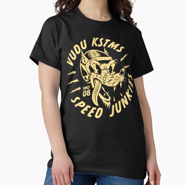 Item preview, Speed Junkies – Vintage Biker Art, Retro Hot Rod, Lowbrow Illustration designed and sold by Vudu! ⚡ Studio.