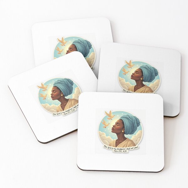 Item preview, The Lord Is My Shepherd – Psalm 23:1 Tranquil Faith Sticker designed and sold by 12tribesvisuals.