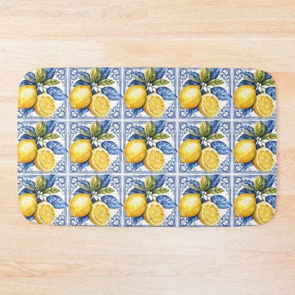 Item preview, Sicilian Lemon Tiles La Dolce Vita designed and sold by PG Illustration.