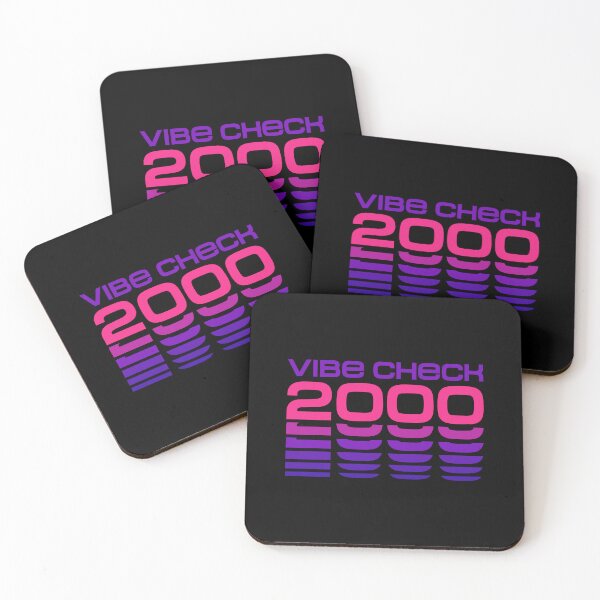 Item preview, Vibe Check 2000 Retro Futuristic Neon Y2K Graphic designed and sold by JohnnyVillas.