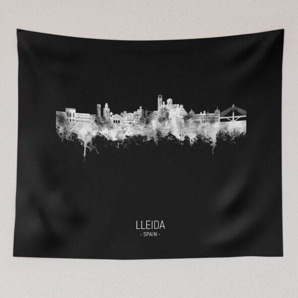 Item preview, Lleida Spain Skyline designed and sold by ArtPrints.