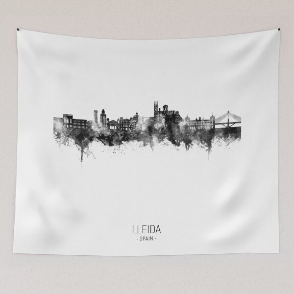 Item preview, Lleida Spain Skyline designed and sold by ArtPrints.