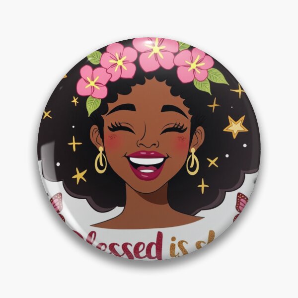 Item preview, Blessed Is She That Believed – Luke 1:45 Joy Sticker designed and sold by 12tribesvisuals.