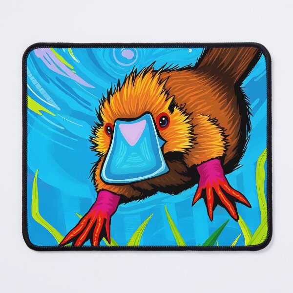Item preview, Platypus Underwater Splash - Colorful Aussie Wildlife Art designed and sold by WildlifeInc.