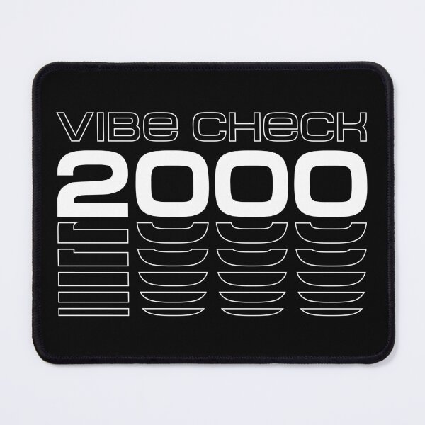 Item preview, Vibe Check 2000 Retro Futuristic Neon Y2K Graphic White designed and sold by JohnnyVillas.