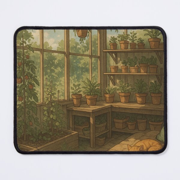Item preview, Greenhouse Cat Nap - Garden Sanctuary designed and sold by DreamCraze.