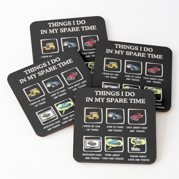 Item preview,  Classic Cars Lovers Design THINGS I DO IN MY SPARE TIME, Retro Style designed and sold by LovelyHappyGift.