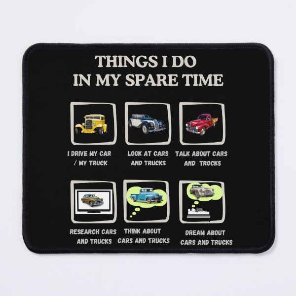 Item preview,  Classic Cars Lovers Design THINGS I DO IN MY SPARE TIME, Retro Style designed and sold by LovelyHappyGift.
