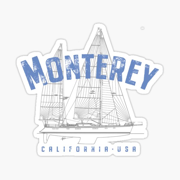Item preview, Monterey California Nautical Sailing Design designed and sold by Futurebeachbum.