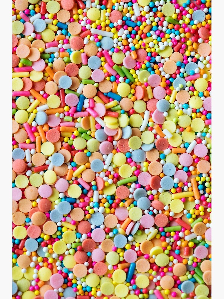 "Pastel Rainbow Candy Sprinkles " Poster by newburyboutique Redbubble