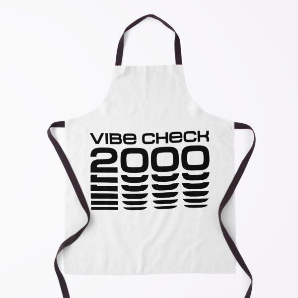 Item preview, Vibe Check 2000 Retro Futuristic Neon Y2K Graphic Black Fill designed and sold by JohnnyVillas.