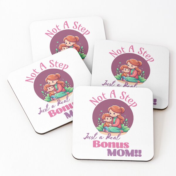 Item preview, Not a Step Just a Real Bonus Mom Mothers day Gift designed and sold by PrintSparkDesigns.