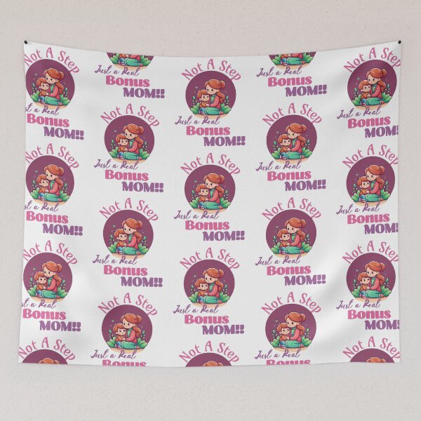 Item preview, Not a Step Just a Real Bonus Mom Mothers day Gift designed and sold by PrintSparkDesigns.