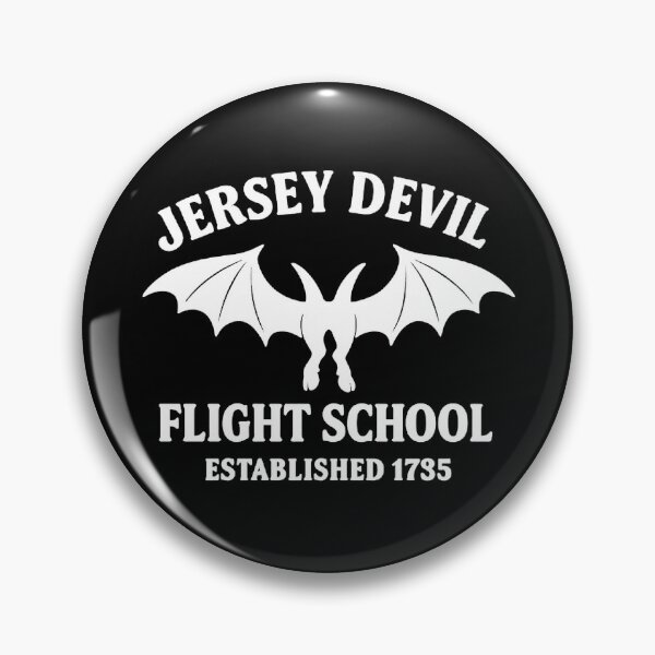 Artikelvorschau, Jersey Devil Flugschule Cryptid entworfen und verkauft von The Junto Shop.