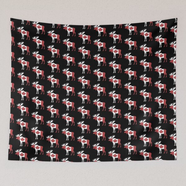 Item preview, moose canada flag designed and sold by jkrphoto.