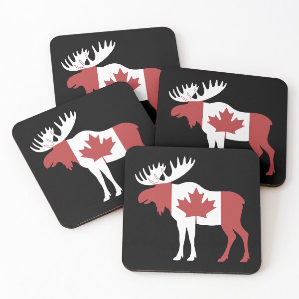Item preview, moose canada flag designed and sold by jkrphoto.