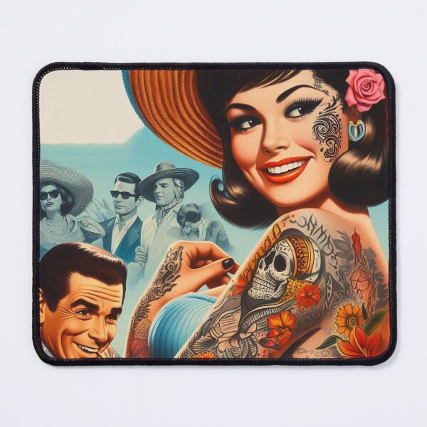 Item preview, Cute Inked Pinup designed and sold by PulpVintage.