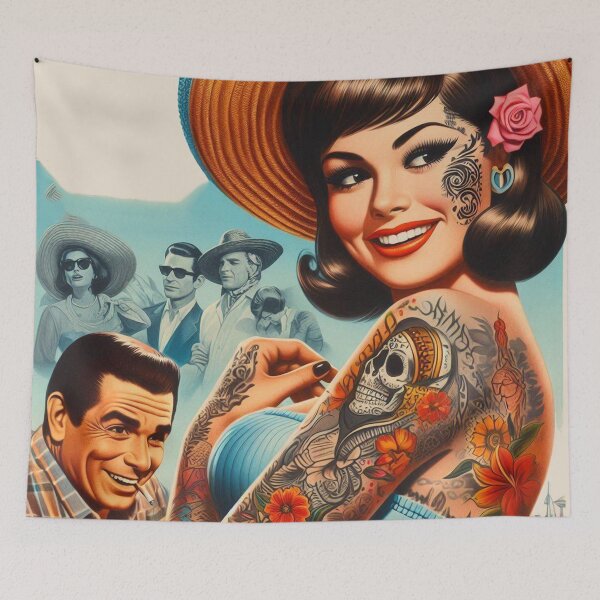Item preview, Cute Inked Pinup designed and sold by PulpVintage.