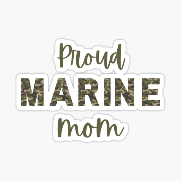 Item preview, Proud Marine Mom using Camouflage designed and sold by Gifts for Mom.