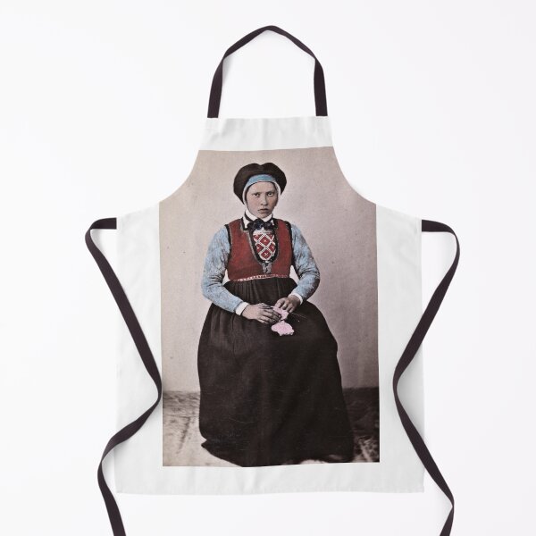 Item preview, Norwegian Woman Staring at Camera designed and sold by 19th Century in Color.