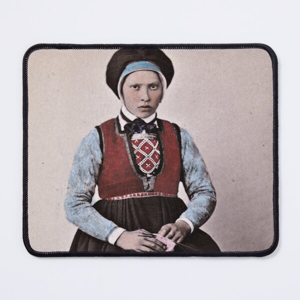 Item preview, Norwegian Woman Staring at Camera designed and sold by 19th Century in Color.