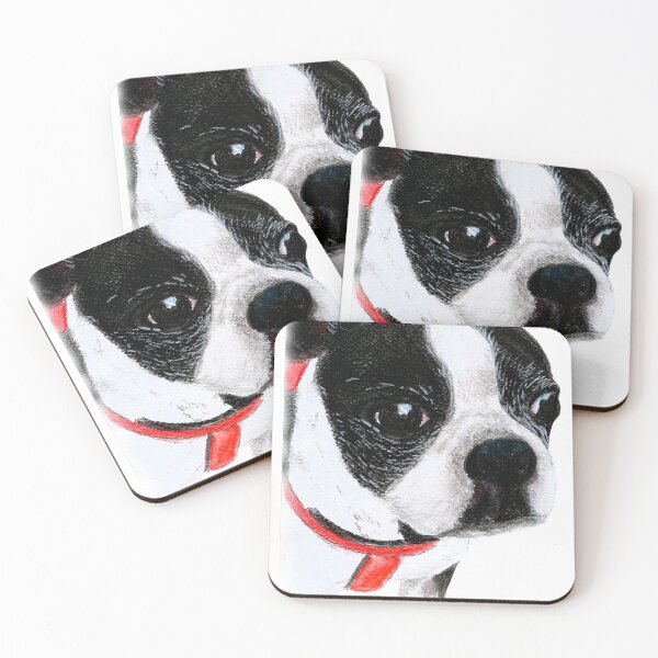 Item preview, A Boston terrier named Dante designed and sold by ThalyArt.