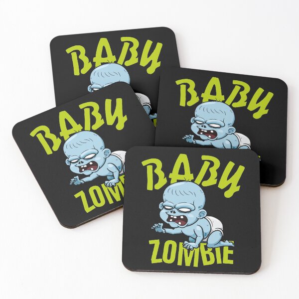 Item preview, Exclusive Zombie Baby Halloween Design - Creepy Horror Pop Art Design for Zombie Fans designed and sold by StickerAndLove.