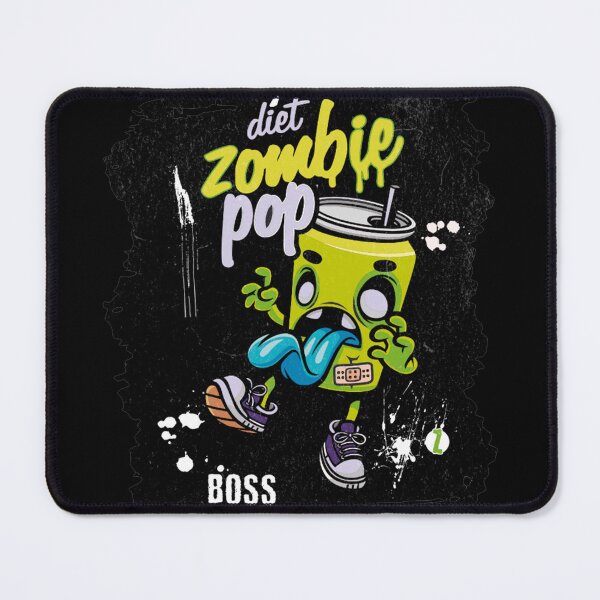Item preview, Diet Zombie Pop Halloween Design – Funny Pop Art for Horror and Fitness Fans designed and sold by StickerAndLove.