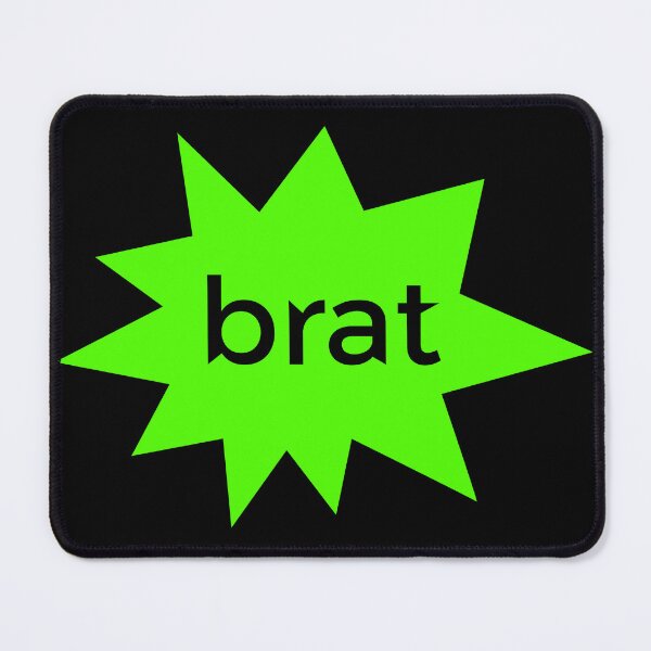 Item preview, Brat GREEN FLUOR sticker designed and sold by Wolagno.
