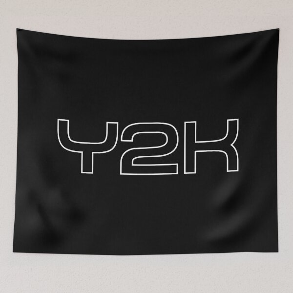 Item preview, Retro-Modern Y2K Lettering - Bold Geometric Typography in Black & White designed and sold by JohnnyVillas.