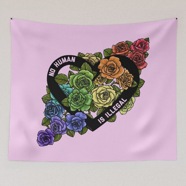 Item preview, No Human Is Illegal designed and sold by Art by Veya.