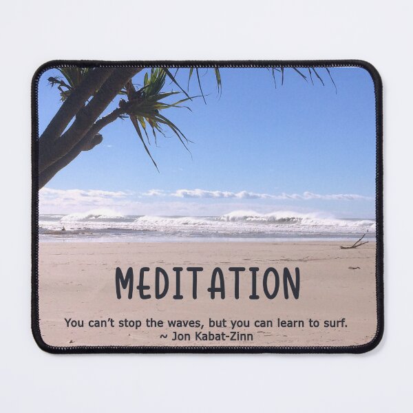 Item preview, Ride the Waves with Meditation designed and sold by Quantum-Life.