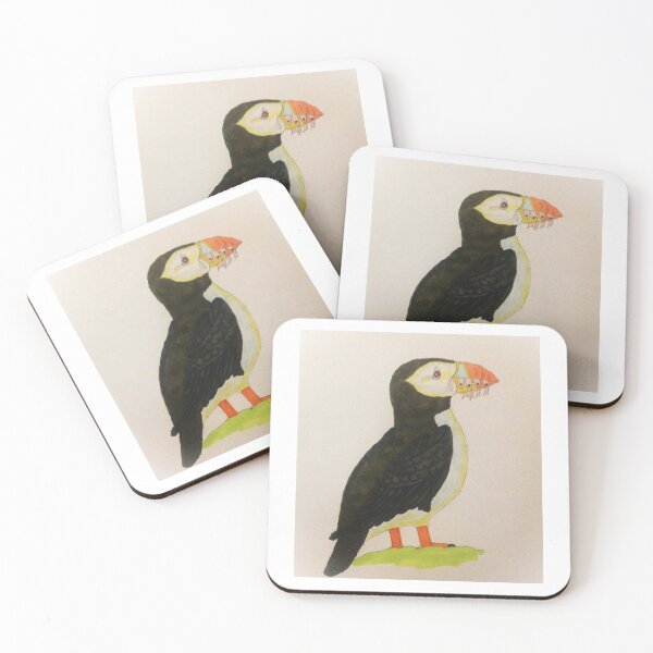 Item preview, Puffin in mixed media designed and sold by Shimmy53.