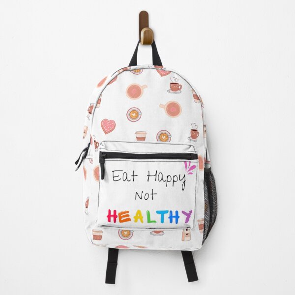 Item preview, Eat Happy Not Healthy designed and sold by StickerAndLove.
