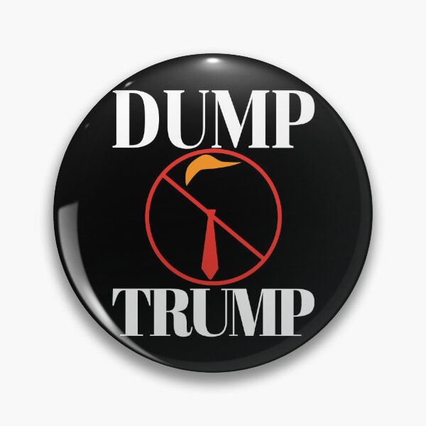 Aperçu de l'œuvre Débarrassez-vous de Trump – Déclaration politique audacieuse – Texte blanc créée et vendue par FaeryNuff.