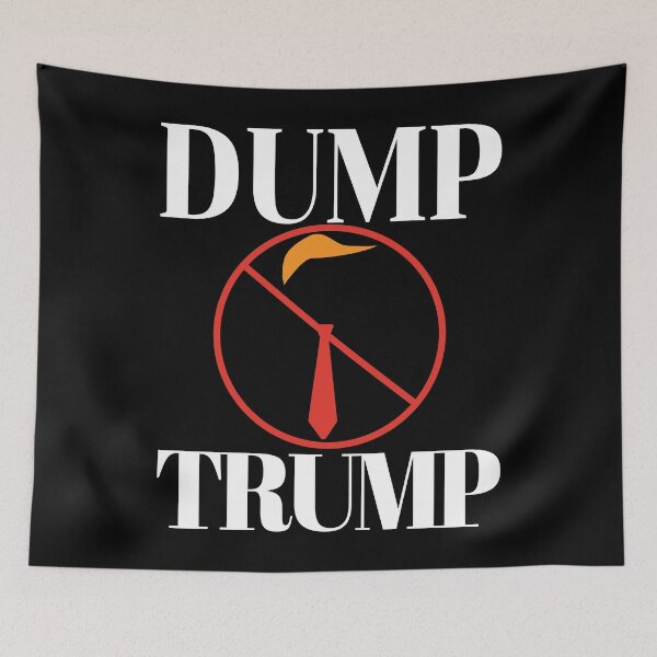 Item preview, Dump Trump – Bold Political Statement - White Text designed and sold by FaeryNuff.