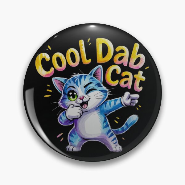 Item preview, Cool Street Dabbing Cat designed and sold by FurrFunPrints.