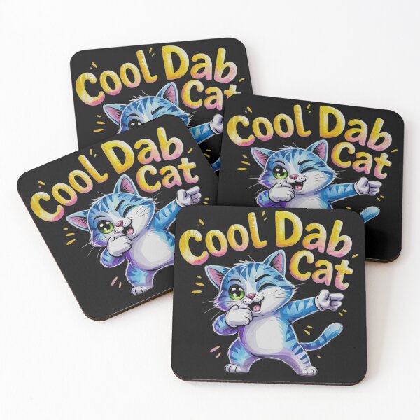 Item preview, Cool Street Dabbing Cat designed and sold by FurrFunPrints.