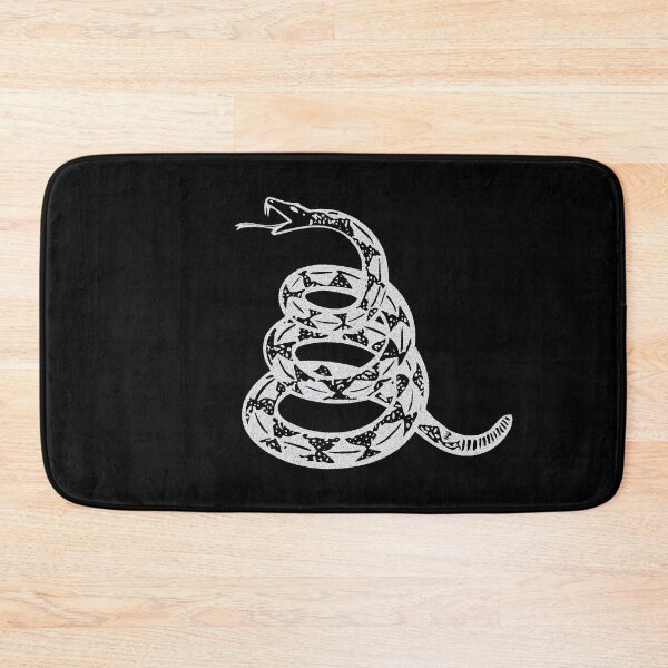 Item preview, White Gadsden Snake "Don't Tread On Me" designed and sold by pelagio.