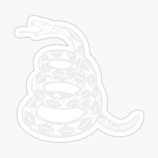 Item preview, Serpiente blanca de Gadsden "No me pises" designed and sold by pelagio.