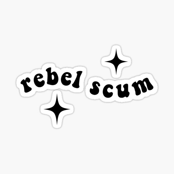Item preview, ¡escoria rebelde! designed and sold by jedioutpost.