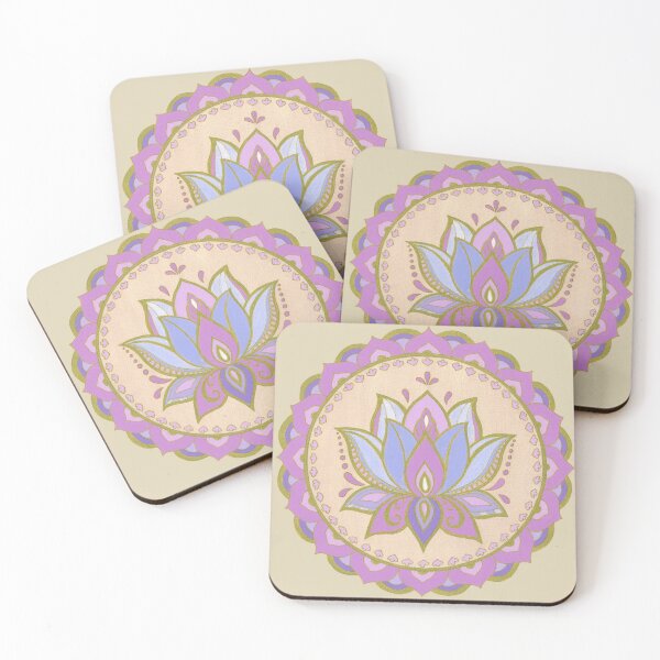 Item preview, Lotus Flower Mandala, Gold designed and sold by Sandra  Steinke.
