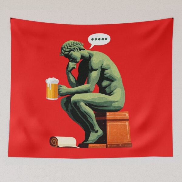 Item preview,  "The Thinker" statue designed and sold by 123ks.