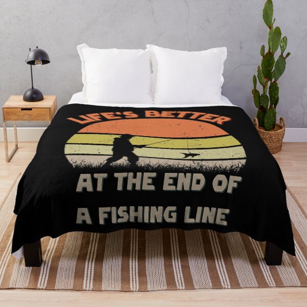 Item preview, Life's better at the end of a fishing line designed and sold by justine-bmw.