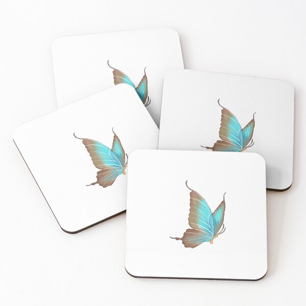 Item preview, Hand-Drawn Blue Morpho Butterfly  designed and sold by SoPrintableCo.
