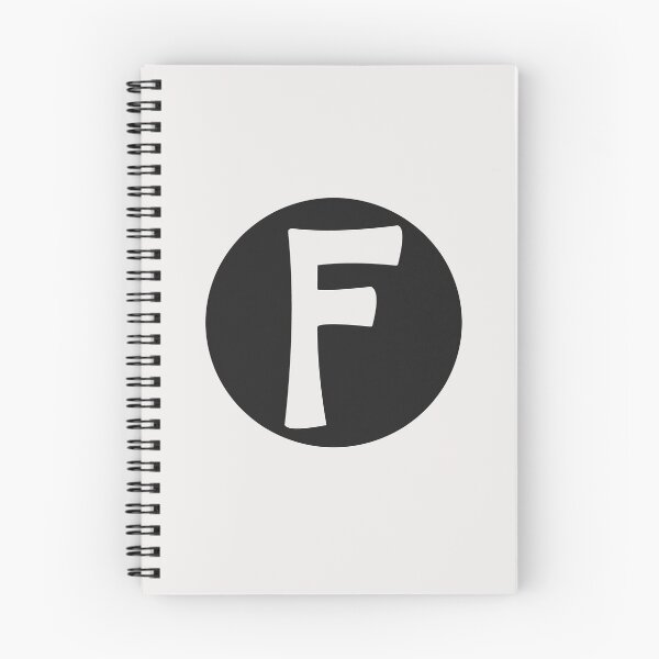Artikelvorschau, Buchstabe f weiß entworfen und verkauft von ZiphGames.