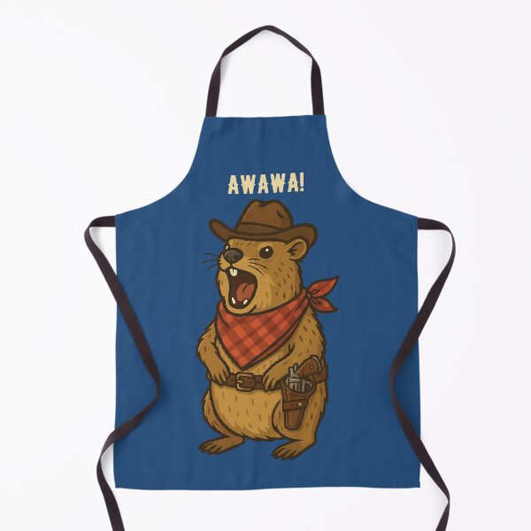 Item preview, Howdy Cowboy Rock Hyrax Awawa Western Funny designed and sold by d247.
