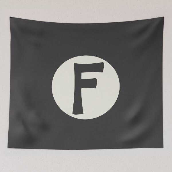 Item preview, letter f black designed and sold by ZiphGames.